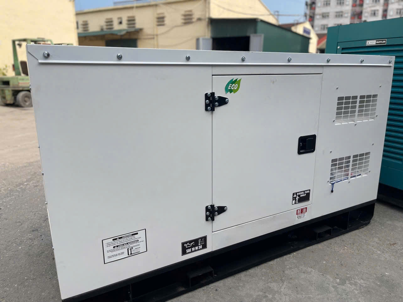 MÁY PHÁT ĐIỆN 50KW CHẠY DẦU-CHỐNG ỒN